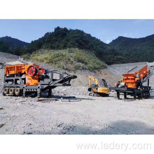 Large Capacity Portable Mobile Jaw Crushing Station